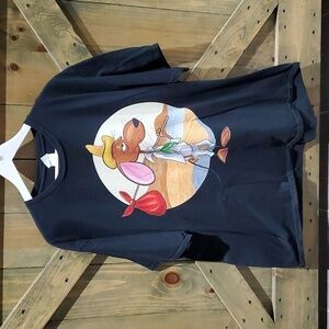 MENS SLOWPOKE RODRIGUEZ BLACK TEE SIZE 3XL MEXICAN MOUSE CARTOON SHIRT